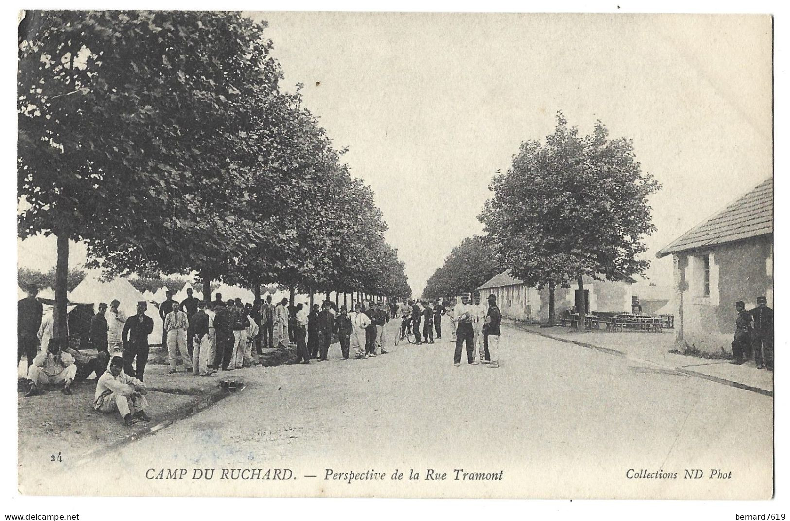 37  Camp Du Ruchard - Pres Avon   Perspective  De La Rue Tramont - Altri & Non Classificati