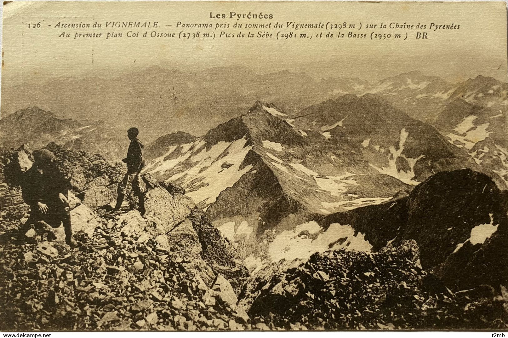 CPA (Hautes Pyrénées) Ascension Du VIGNEMALE (n° 126) - Altri & Non Classificati