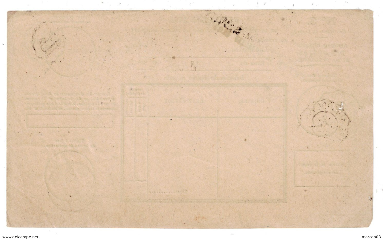 ESSAI CETTE A BORDx RAPIDE Du 10/10/1888 Sur Feuille N°3 Jaune Pour Montflanquin Rare Et SUP - Bahnpost