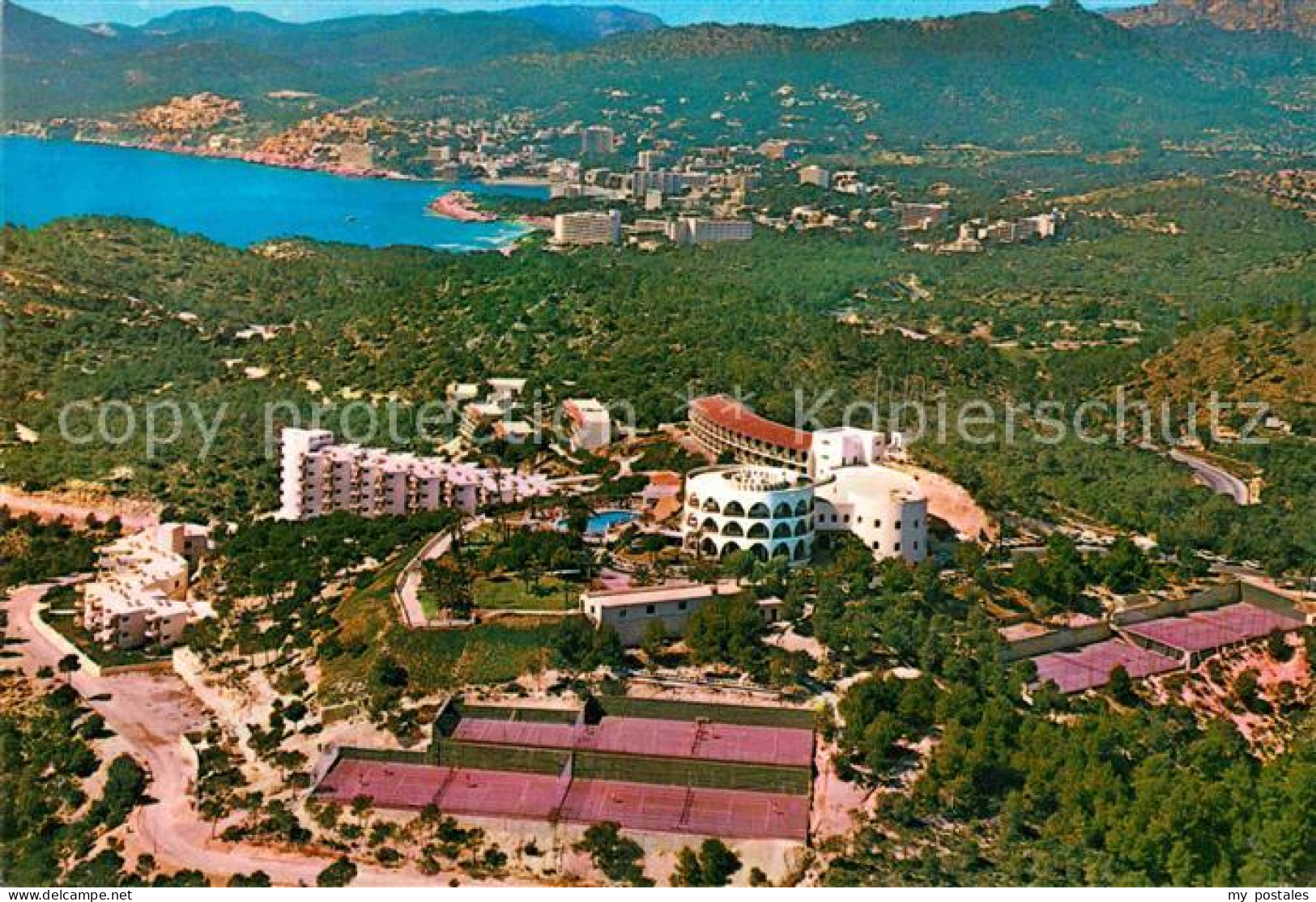 72787466 Paguera Mallorca Islas Baleares Hotel Club Galatzo Fliegeraufnahme  - Sonstige & Ohne Zuordnung