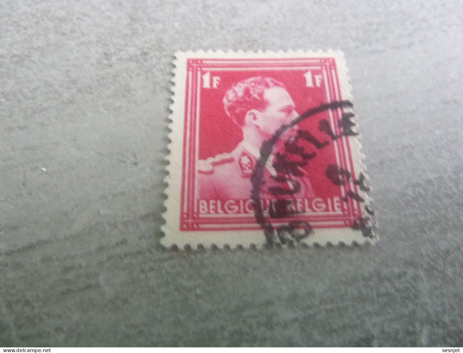 Belgique - Albert 1 - Val  1f. - Rose Foncé - Oblitéré - Année 1946 - - Used Stamps