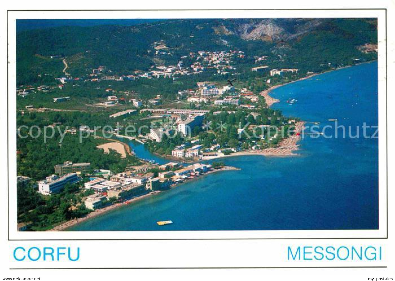 72787458 Corfu Korfu Messongi Fliegeraufnahme  - Greece