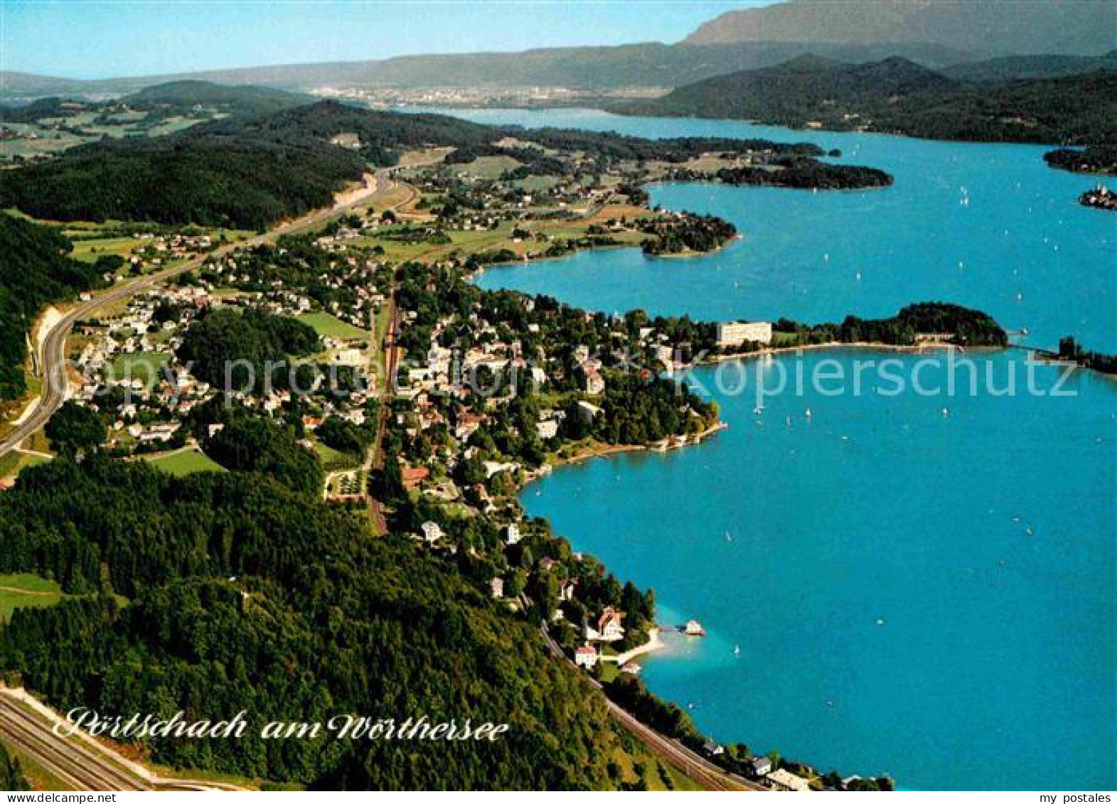 72787456 Poertschach Woerthersee Fliegeraufnahme Poertschach Woerthersee - Altri & Non Classificati