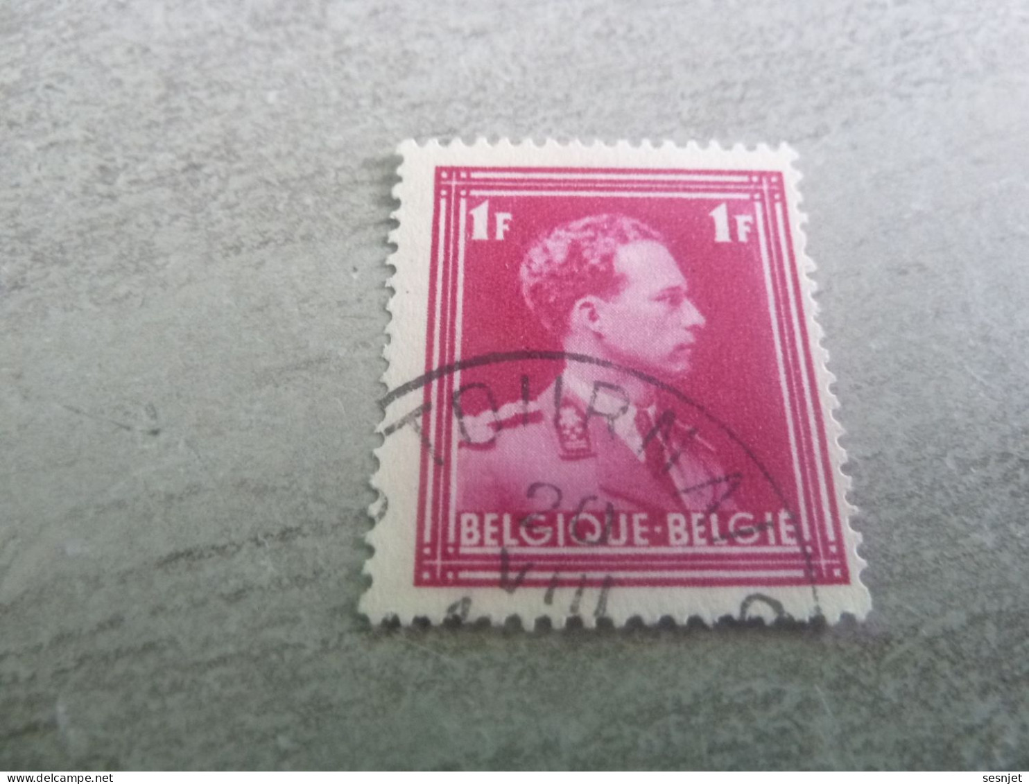 Belgique - Albert 1 - Val  1f. - Rose - Oblitéré - Année 1946 - - Used Stamps