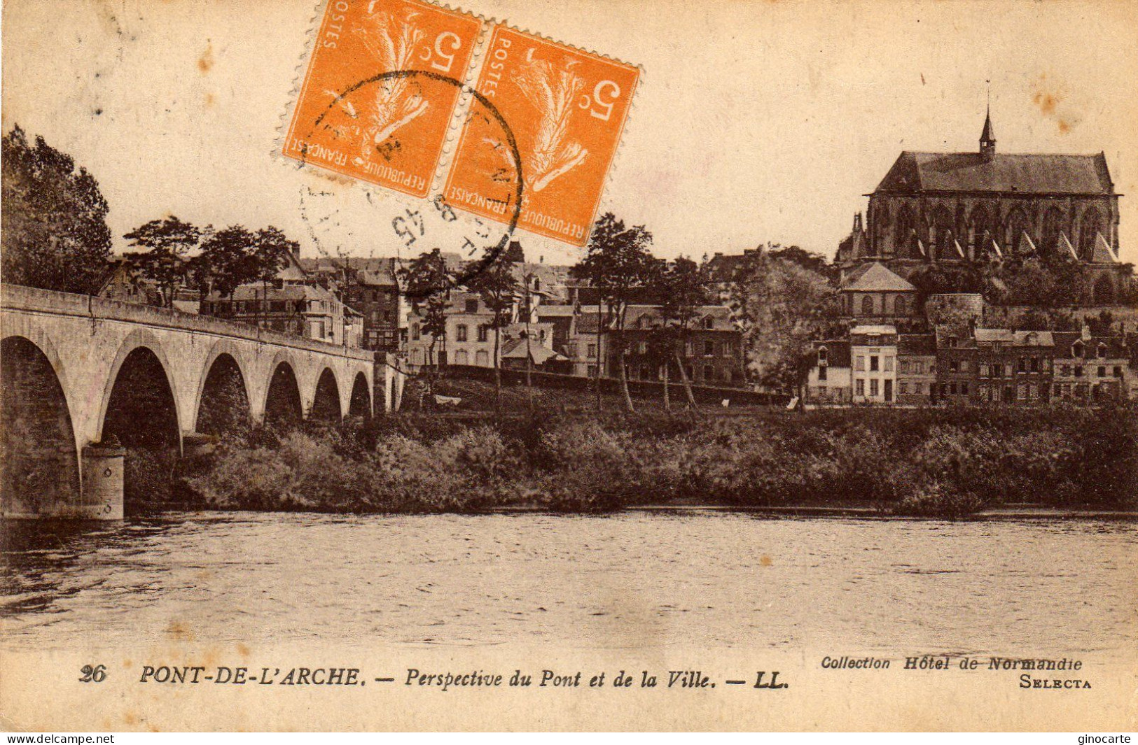 Pont De L'arche Perspective Du Pont - Pont-de-l'Arche