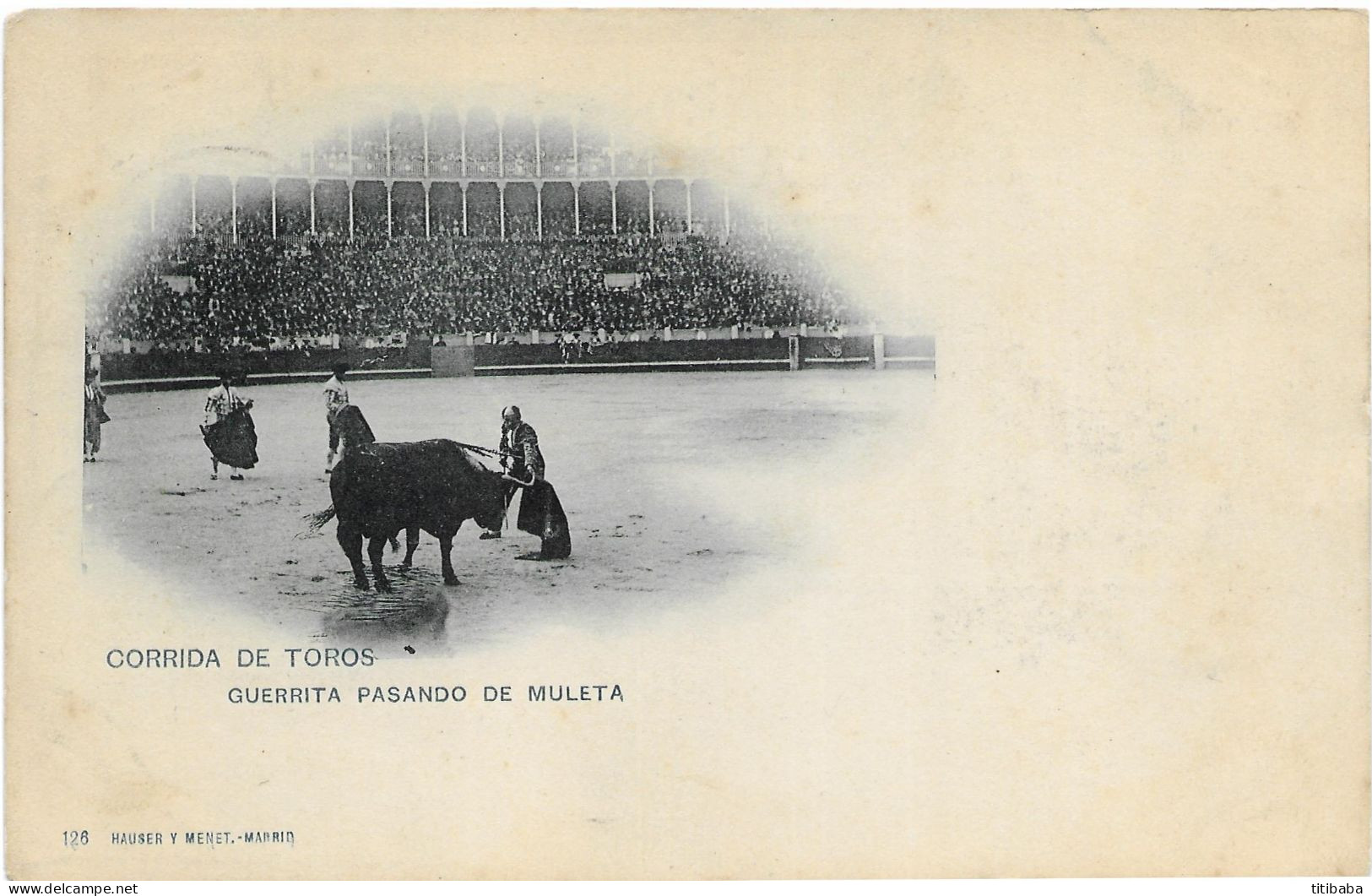 Corrida De Toros Guerrita Pasando De Muleta - Álava (Vitoria)