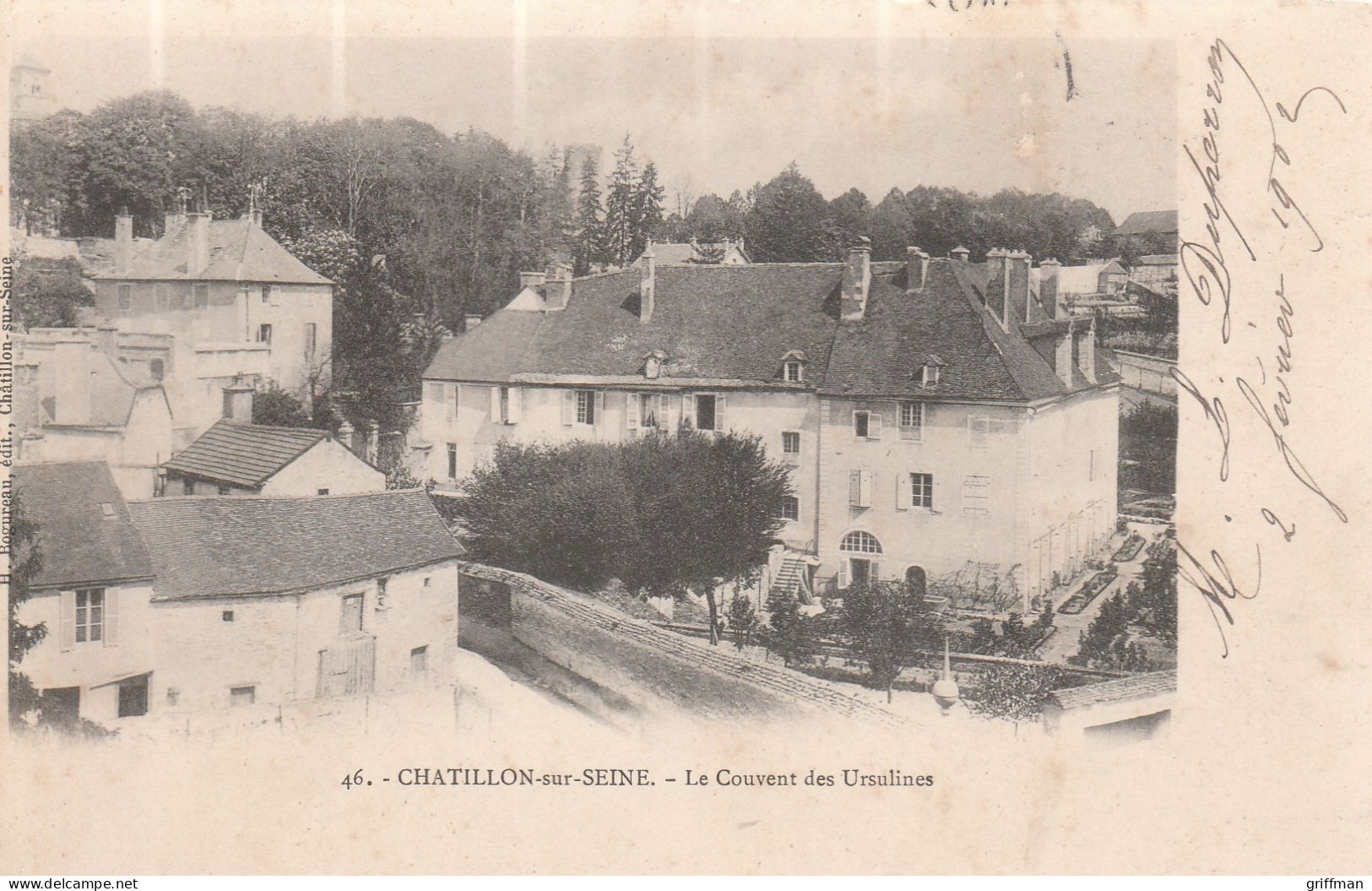 CHATILLON SUR SEINE LE COUVENT DES URSULINES 1903 PRECURSEUR TBE - Chatillon Sur Seine