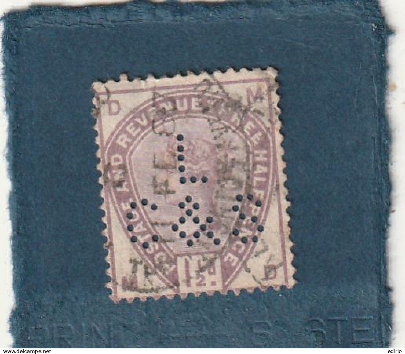 ///   ANGLETERRE ///     N° 77  Violet Perforée  Côte 40€ + Perfo - Used Stamps