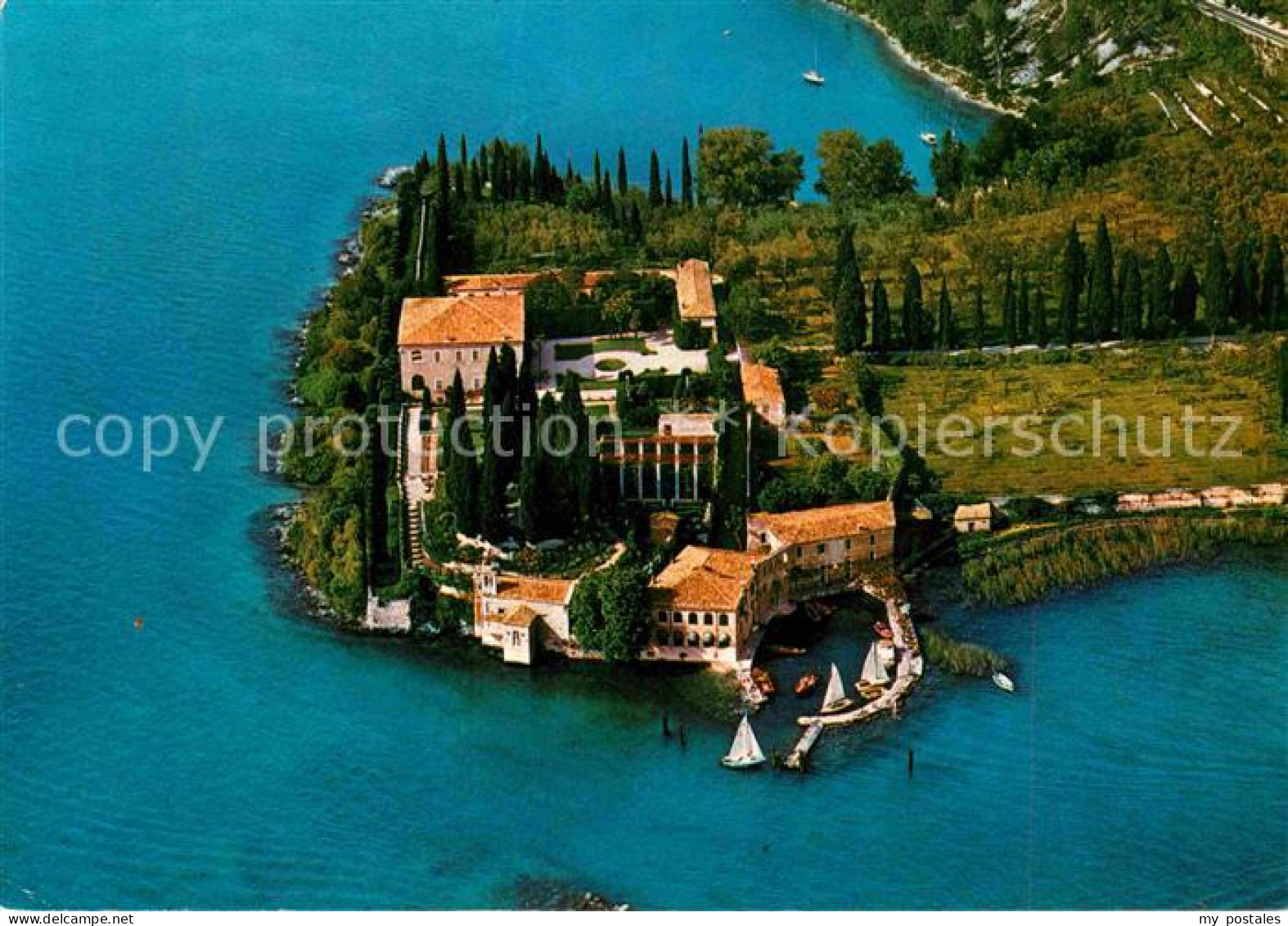 72787278 Lago Di Garda Fliegeraufnahme Punta S. Vigilio Firenze - Sonstige & Ohne Zuordnung