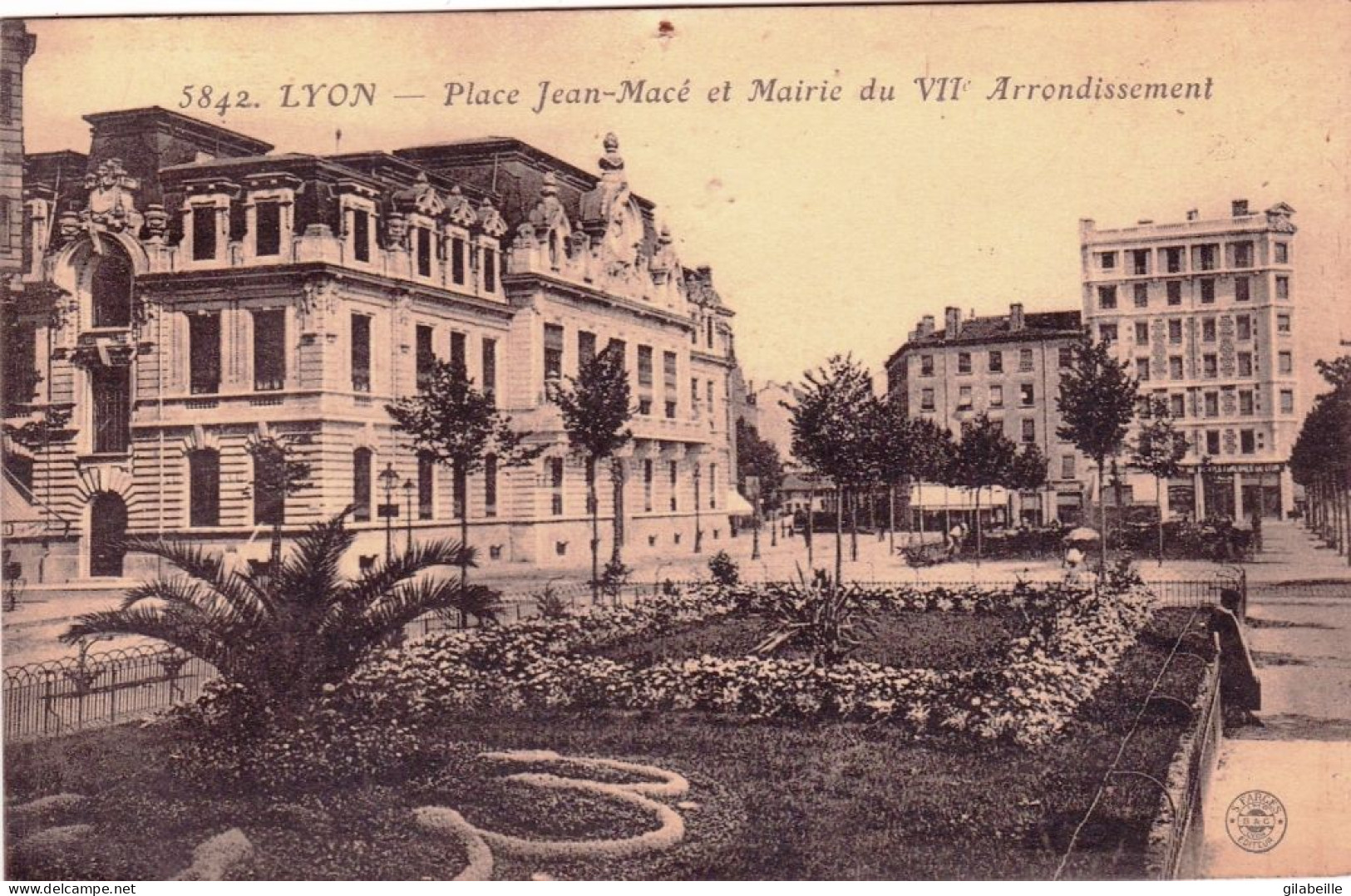 69 -  LYON - Place Jean Macé Et Mairie Du VII Eme  Arrondissement - Lyon 7