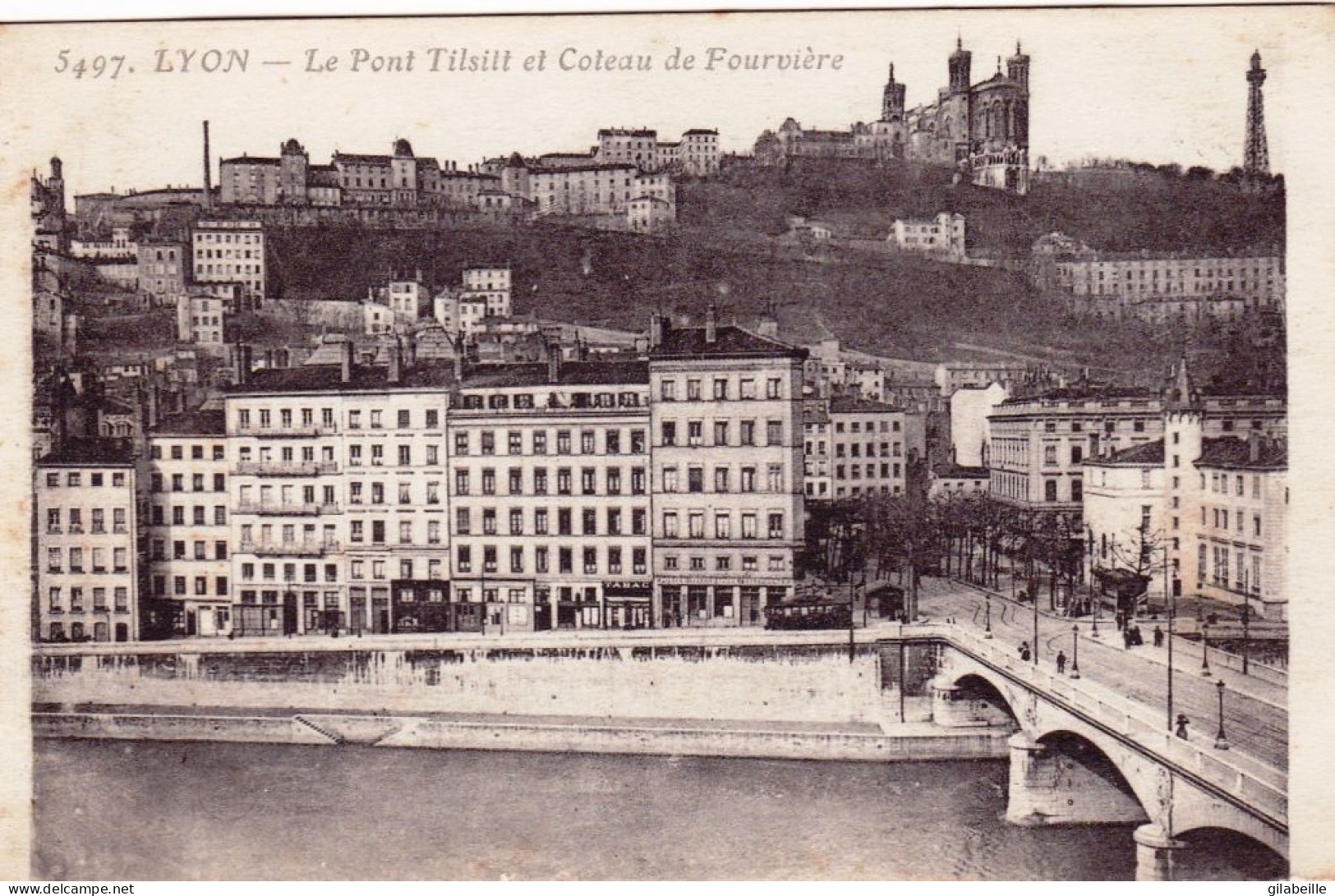 69 -  LYON - Le Pont Tilsilt Et Coteau De Fourviere - Other & Unclassified