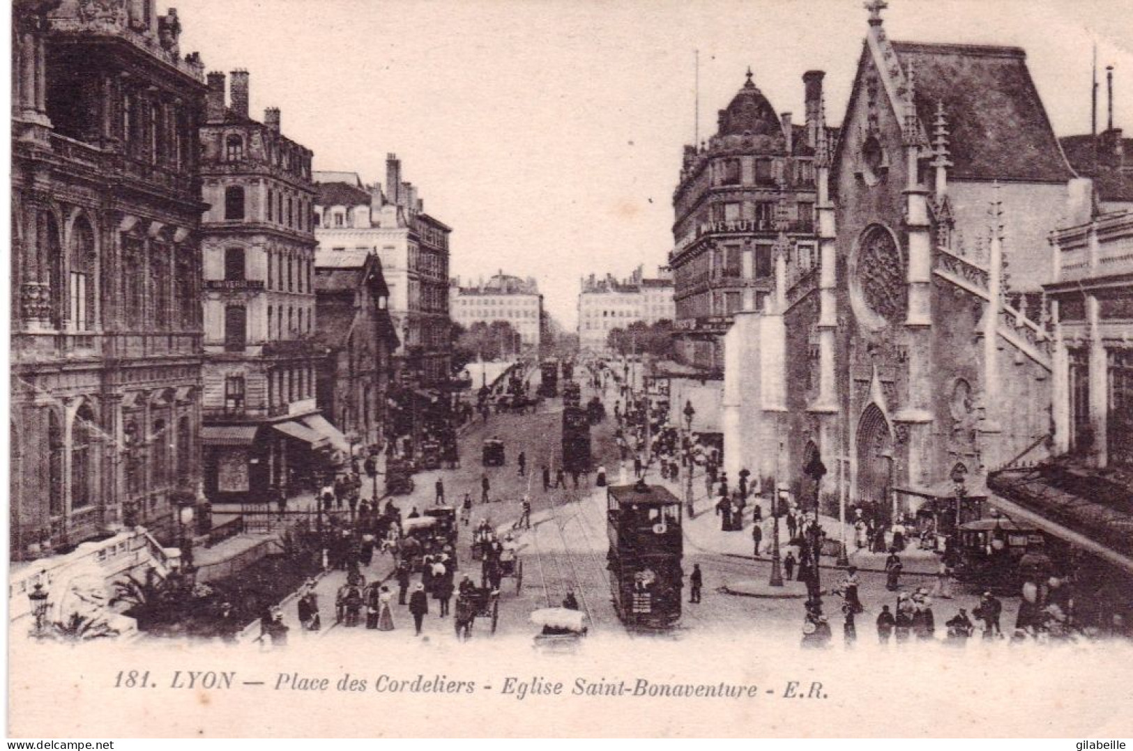 69 -  LYON -  Place Des Cordeliers - Eglise Saint Bonaventure - Other & Unclassified