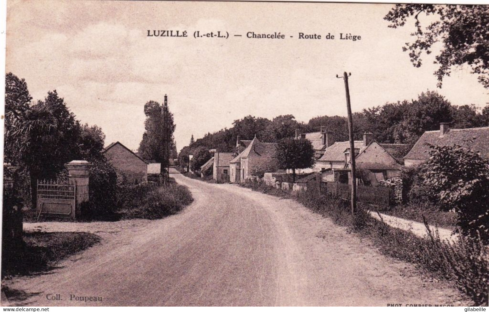 37 - Indre Et Loire -  LUZILLE -  Chancelée - Route De Liege - Andere & Zonder Classificatie