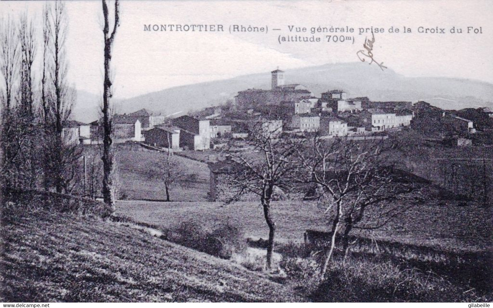 69 - Rhone - MONTROTTIER - Vue Generale Prise De La Croix Du Fol - Autres & Non Classés