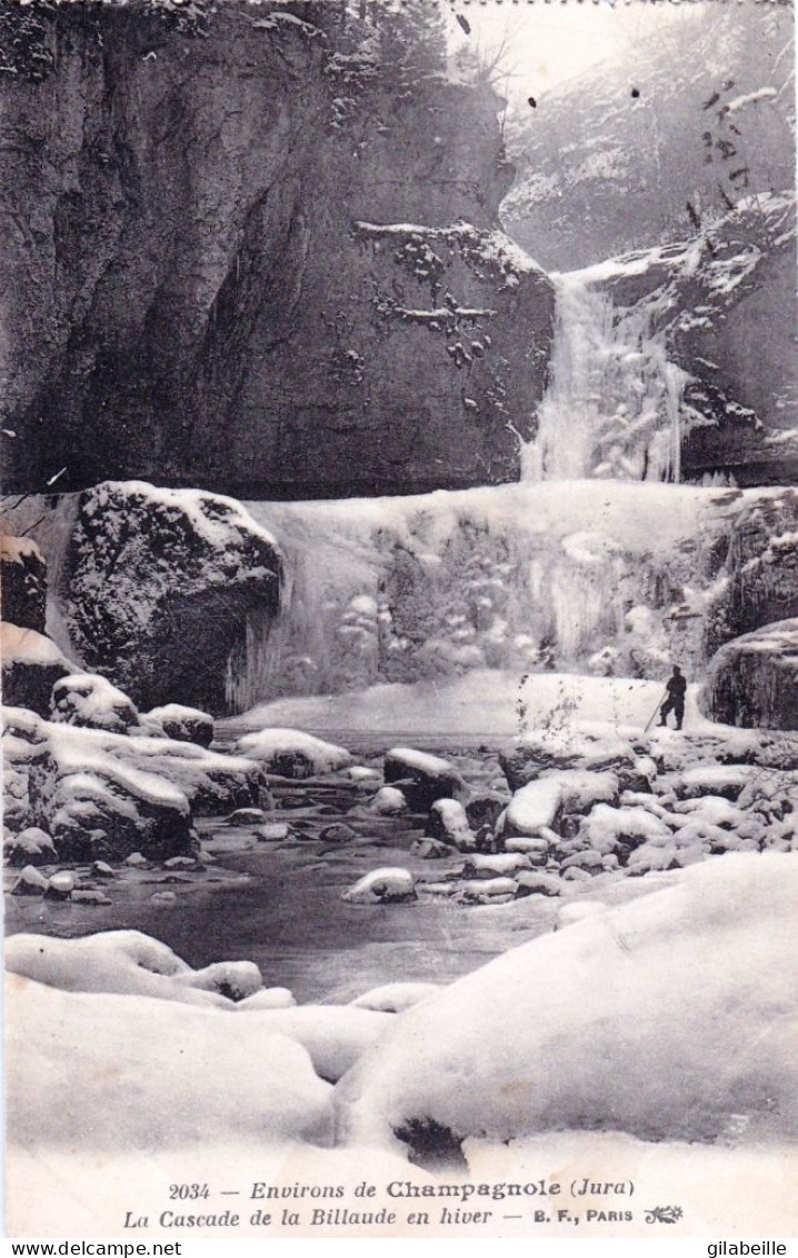 39 - Jura -  Environs De CHAMPAGNOLE - La Cascade De La Billaude En Hiver - Champagnole