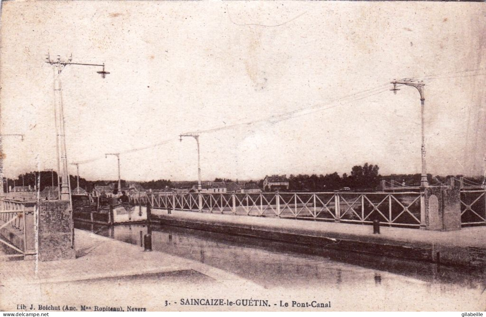 58 - Nievre -  SAINTCAIZE Le GUETIN - Le Pont Canal - Autres & Non Classés