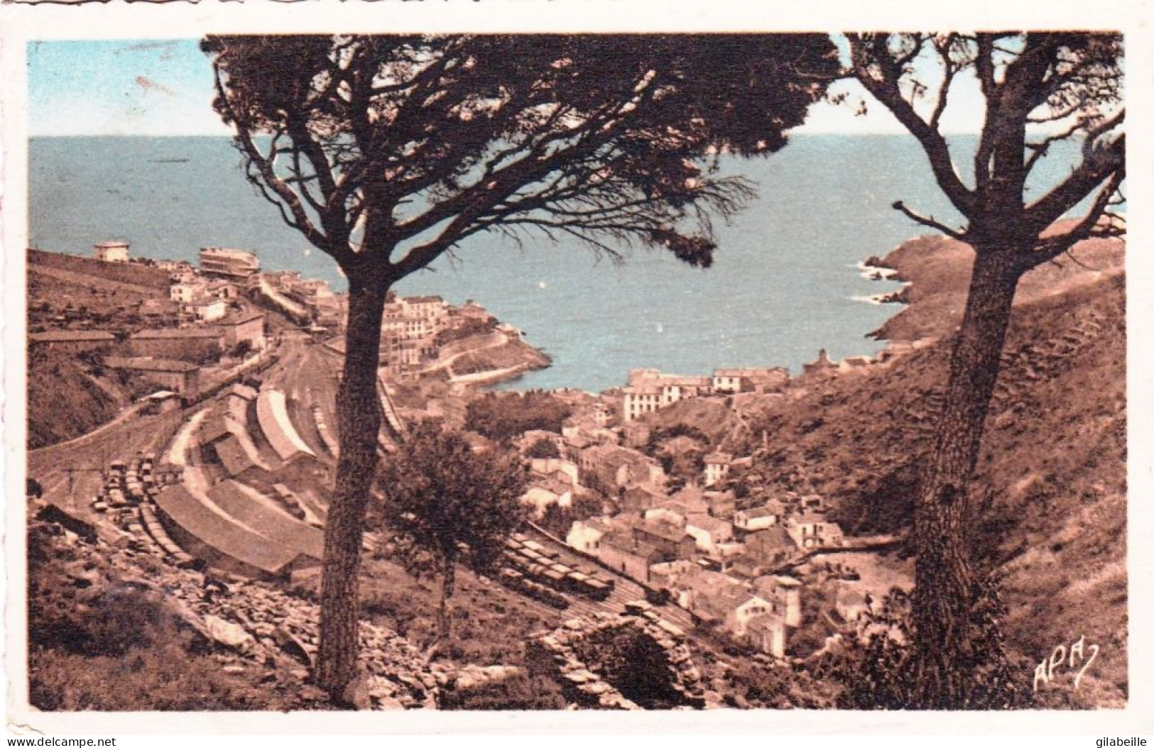 66 - Pyrenees Orientales -  CERBERE - Vue Prise De La Montagne - Cerbere