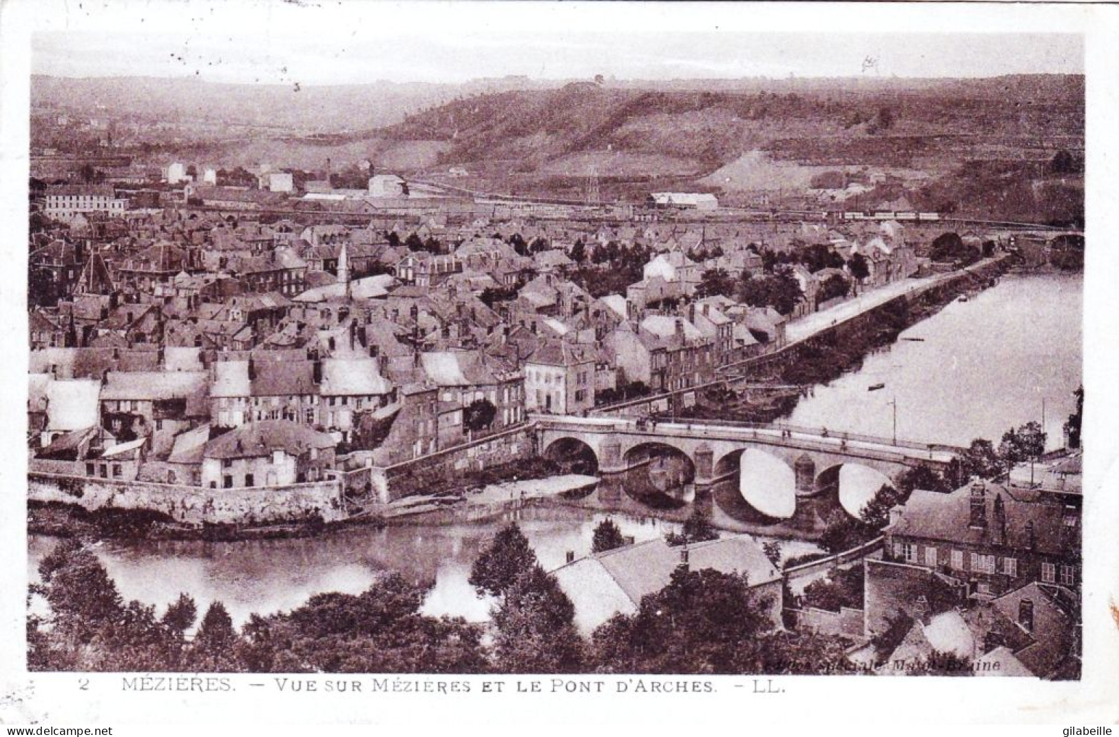 08 - Ardennes - MEZIERES - Vue Sur Mezieres Et Le Pont D Arches - Other & Unclassified
