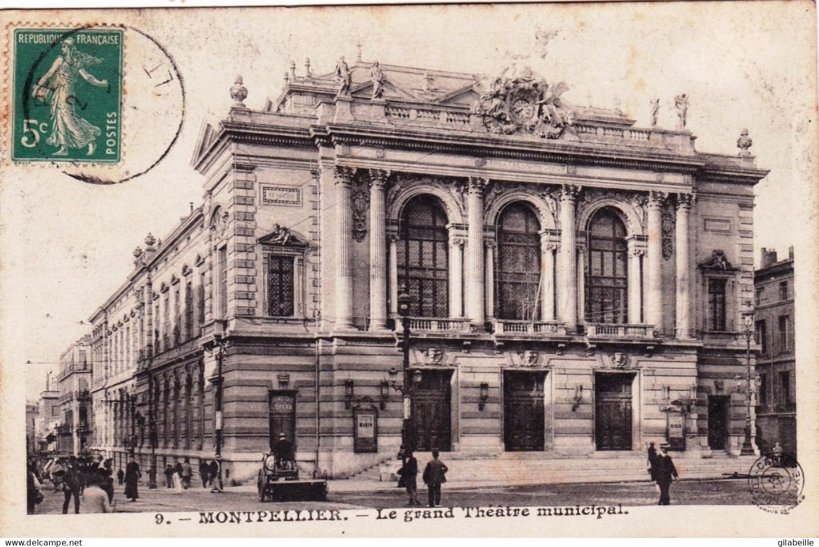 34 - Herault - MONTPELLIER - Le Grand  Theatre Municipal - Montpellier