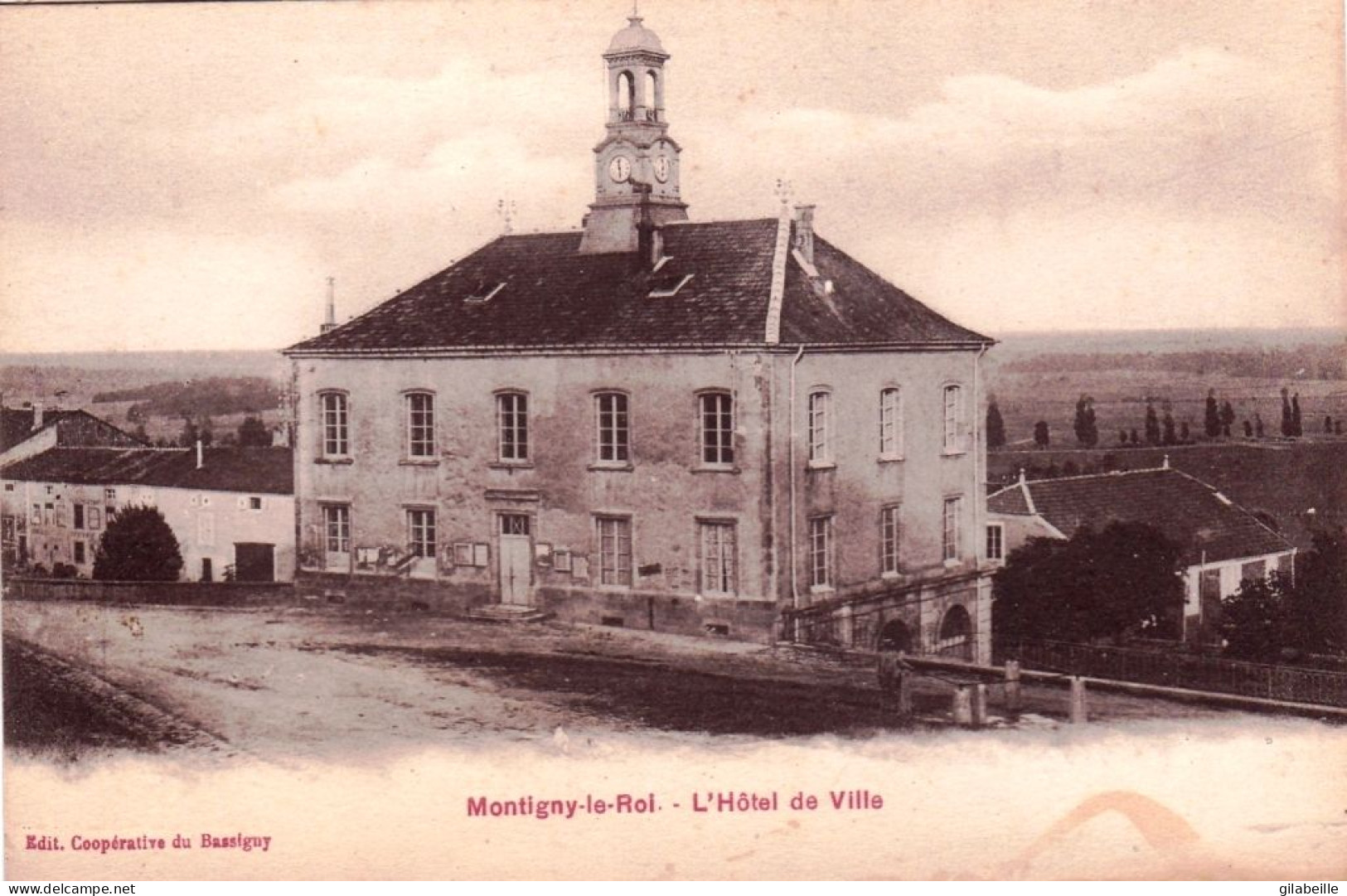 52 - Haute Marne - MONTIGNY Le ROI ( Val De Meuse ) - L Hotel De Ville - Montigny Le Roi