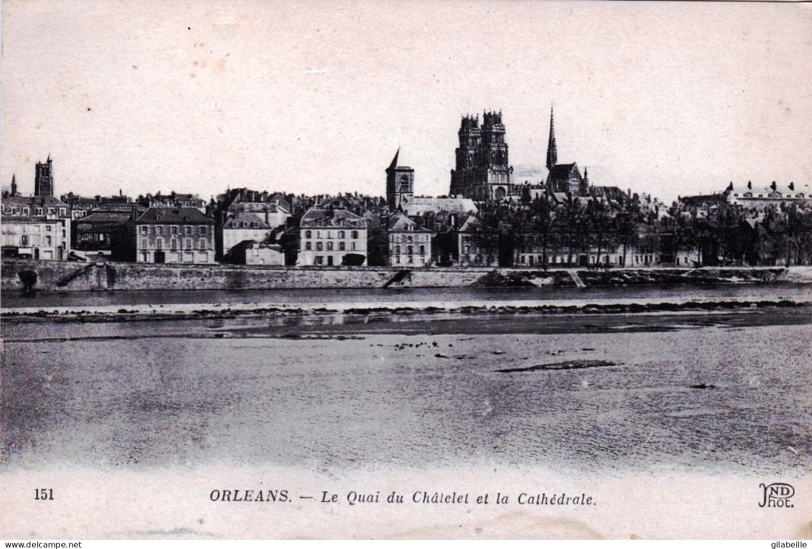 45 - Loiret - ORLEANS -  Le Quai De Chatelet Et Le Cathedrale - Orleans