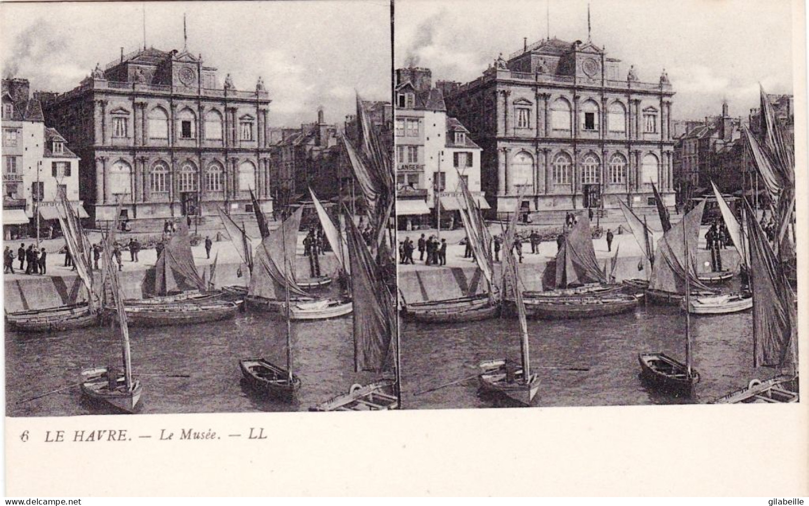 76 - Seine Maritime - LE HAVRE -  Le Musée - Carte Stereoscopique - Autres & Non Classés