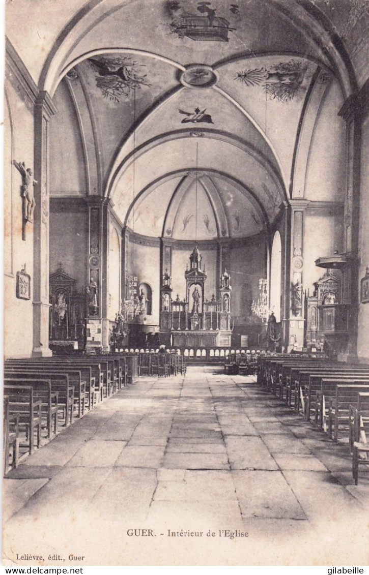56 - Morbihan - GUER - Interieur De L Eglise - Guer Cötquidan