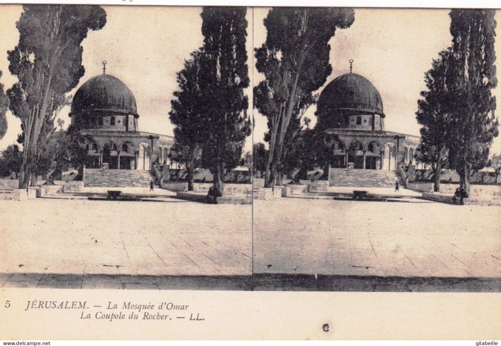 Israel - JERUSALEM - La Mosquée D Omar - La Coupole Du Rocher - המסגד של עומר - כיפת הסלע - Israel