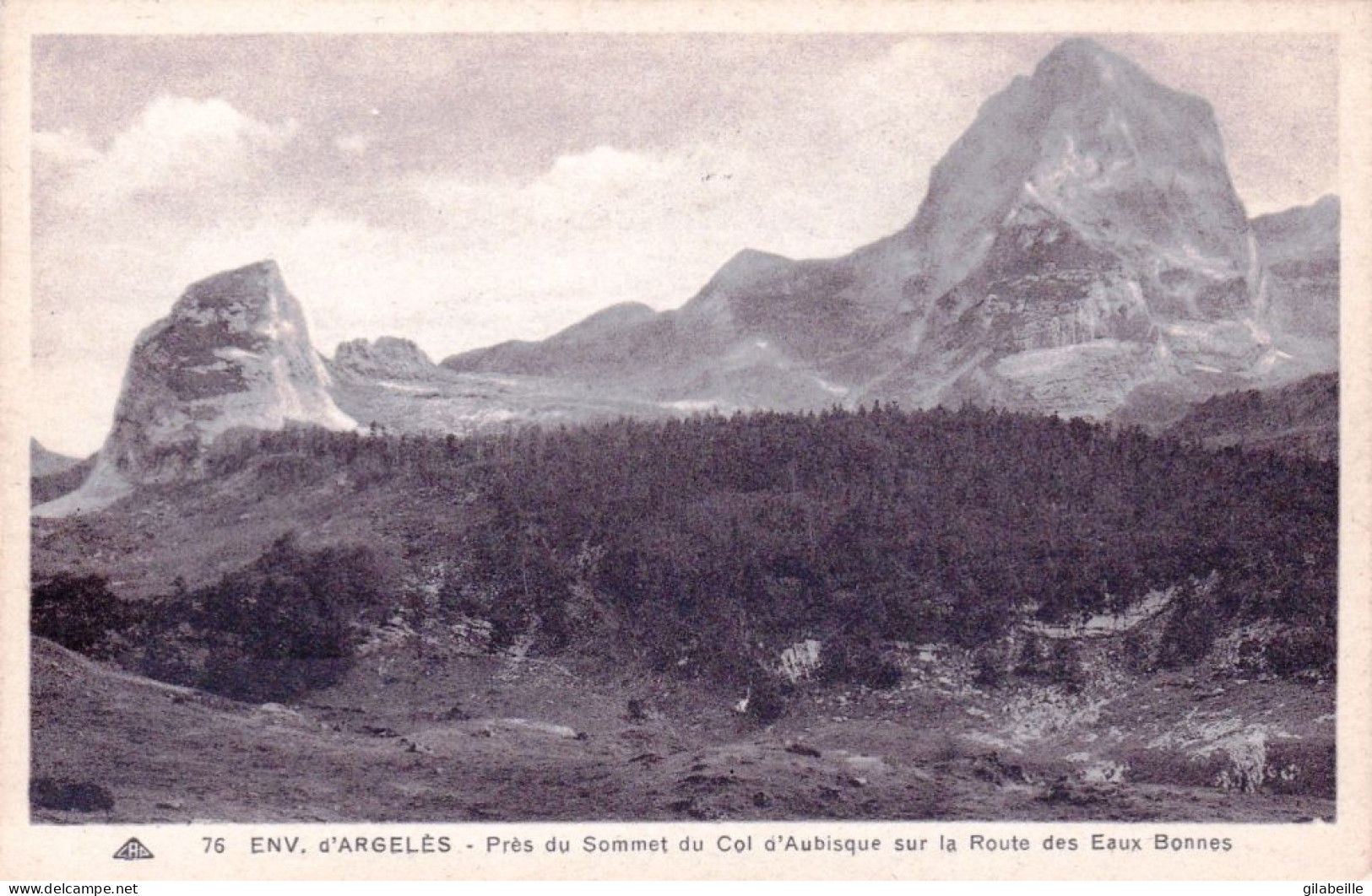 65 - Hautes Pyrenees - Environs D ARGELES - Pres Du Sommet Du Col De L Aubisque Sur La Route Des Eaux Bonnes - Argeles Gazost