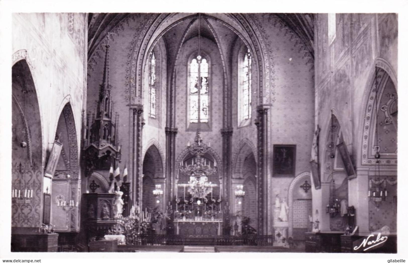 65 - Hautes Pyrenees - TRIE Sur BAISE - Interieur De L Eglise Notre Dame Des Neiges - Carte Glacée - Andere & Zonder Classificatie