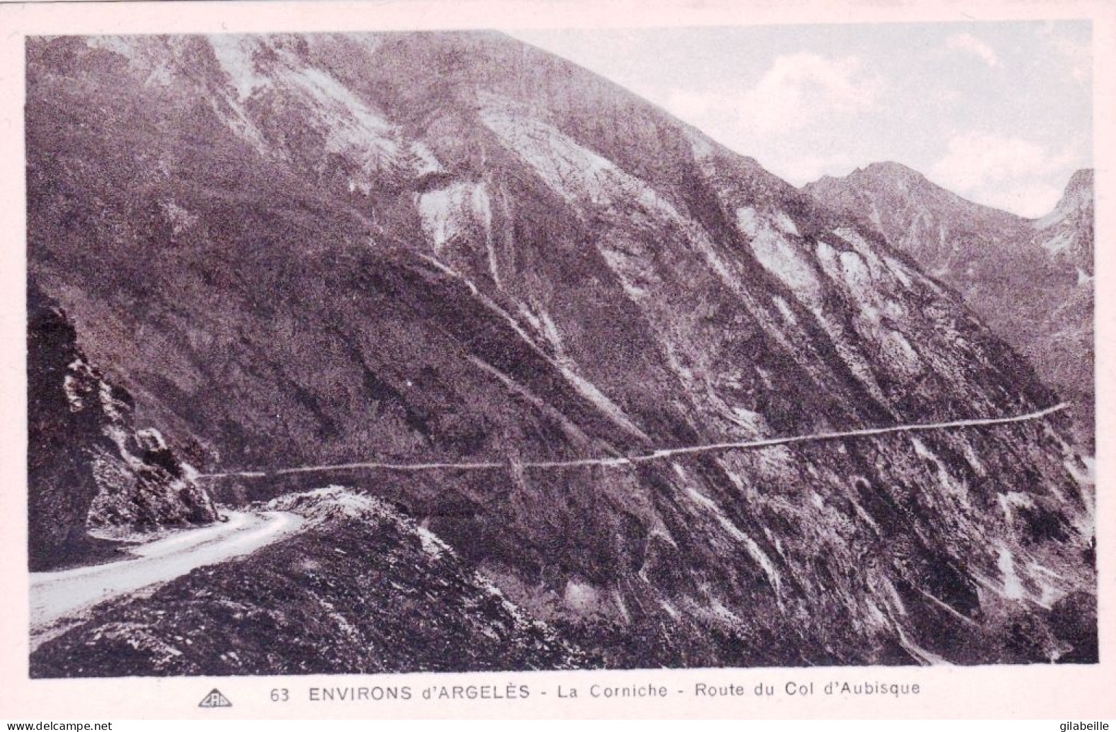 65 - Hautes Pyrenees - Environs D ARGELES - La Corniche - Route Du Col De L Aubisque - Argeles Gazost
