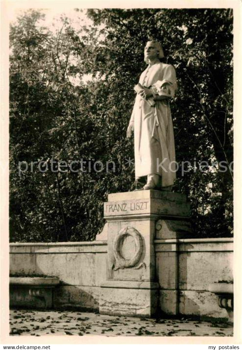 72787083 Weimar Lahn Franz Liszt Denkmal Statue Weimar Lahn - Sonstige & Ohne Zuordnung