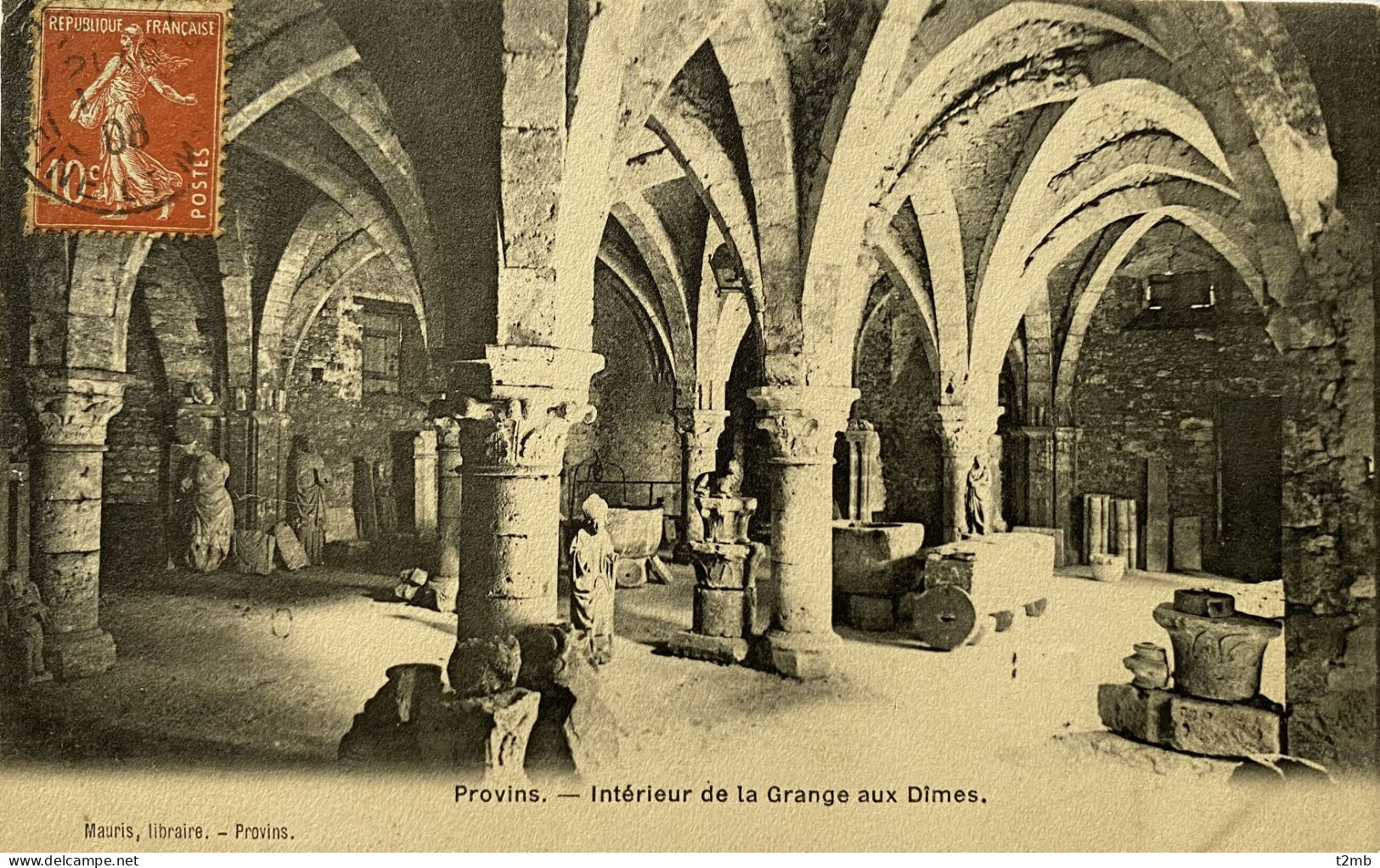 CPA (Seine Et Marne). PROVINS, Intérieur De La Grange Aux Dîmes - Provins