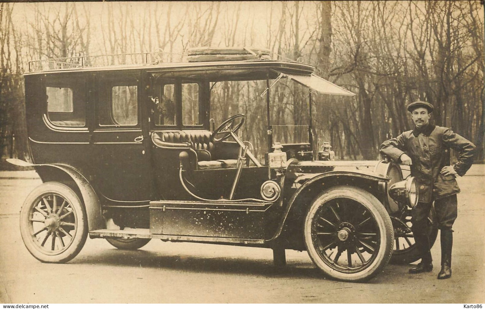 Automobile Ancienne Marque Type Modèle ? * Carte Photo * Auto Voiture Automobiles Transport * Chauffeur Taxi ? - Passenger Cars