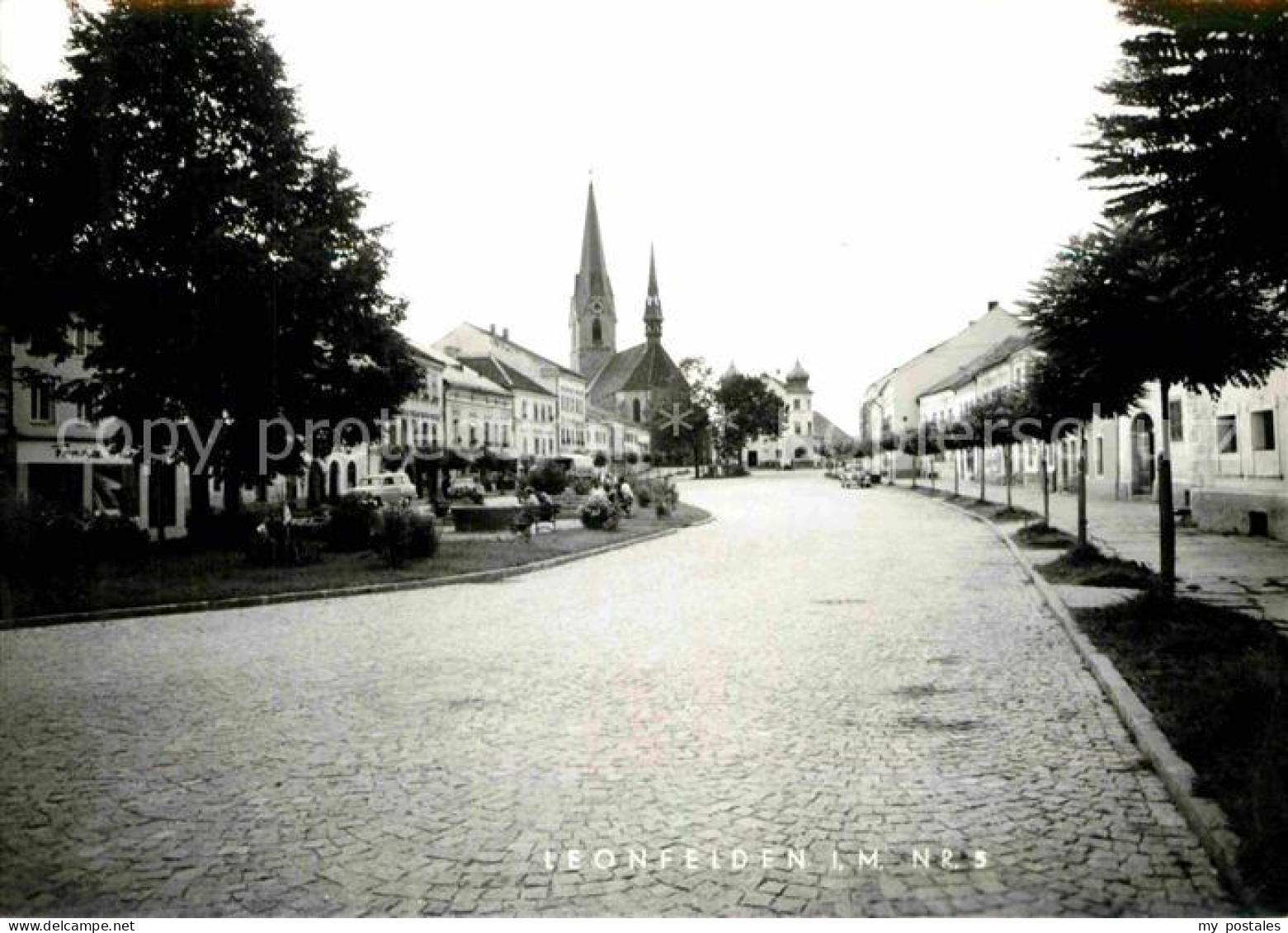 72787011 Leonfelden Bad Strassenpartie Blick Zur Kirche Bad Leonfelden - Autres & Non Classés