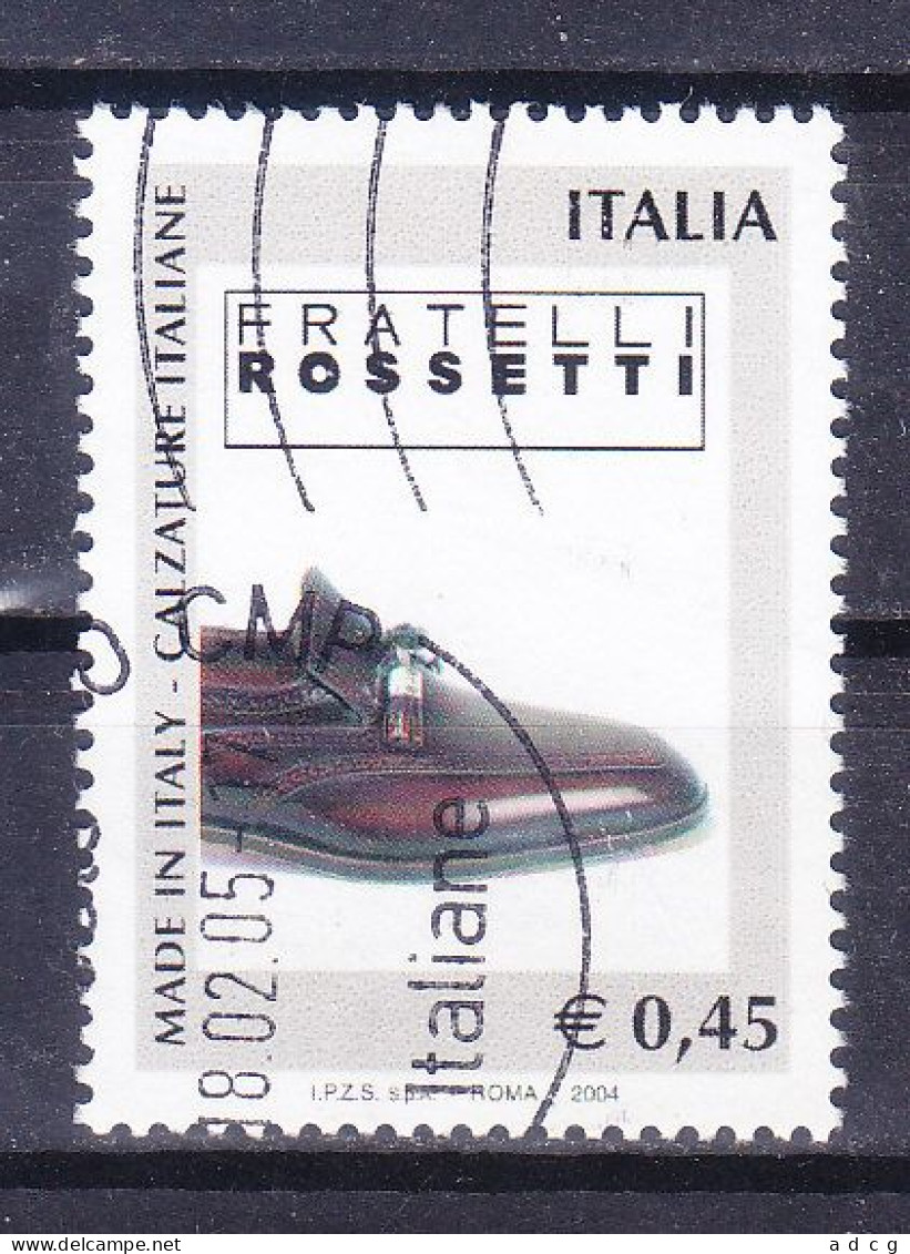 2004 ROSSETTI CALZATURE MADE ITALY  USATO - 2001-10: Oblitérés
