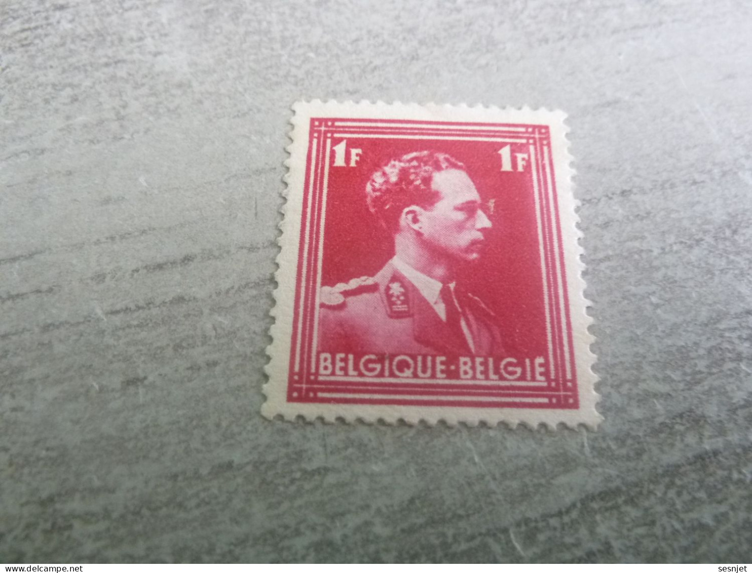 Belgique - Albert 1 - Val  1f. - Rose - Non Oblitéré - Année 1946 - - Neufs