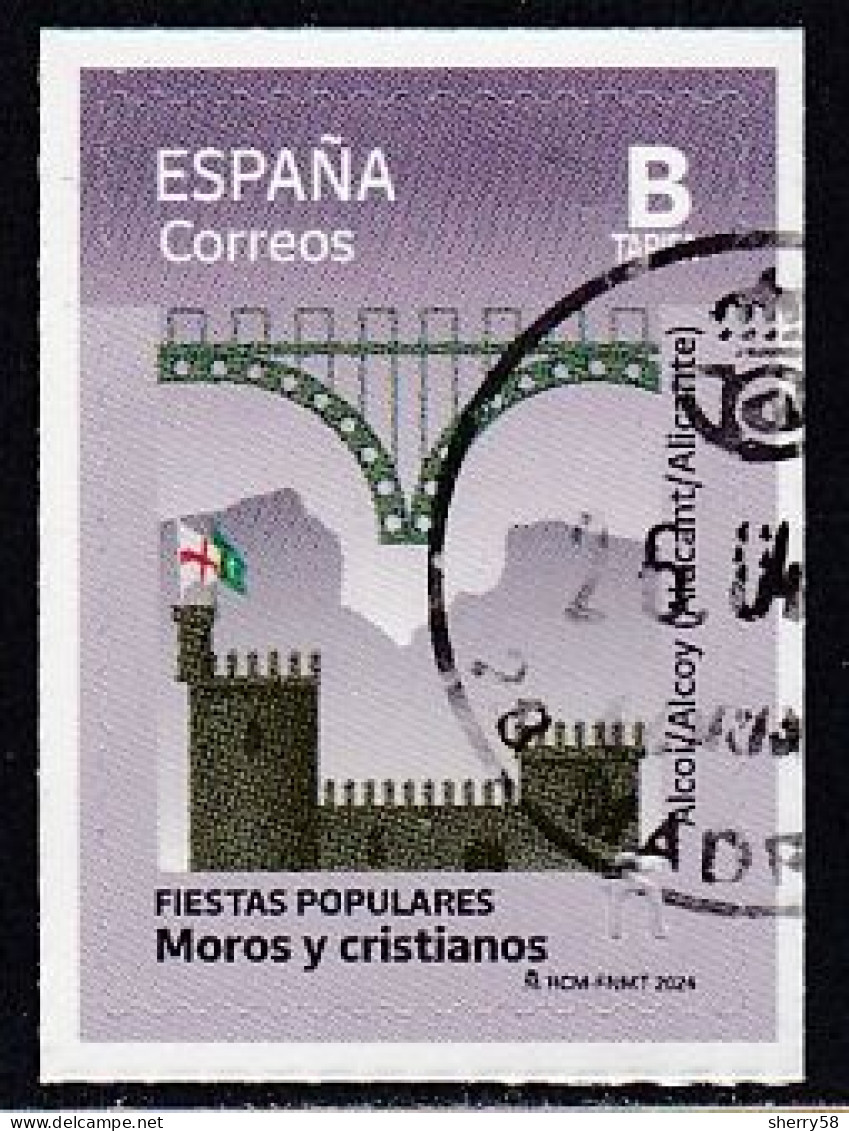 2024-ED. 5738- Fiestas Populares. Moros Y Cristianos. AlcoiAlcoy- USADO - Used Stamps