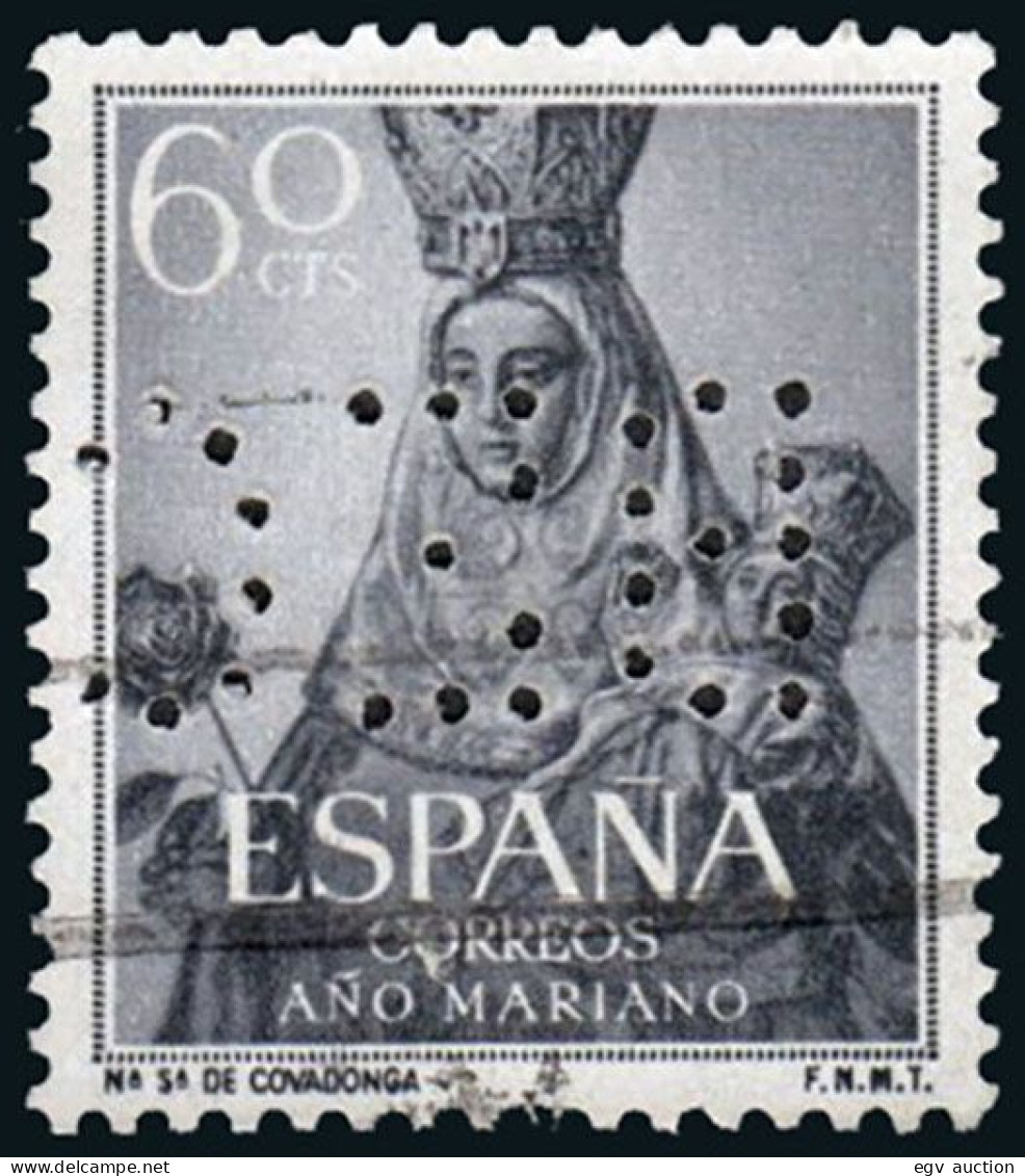 Madrid - Perforado - Edi O 1137 - "BEC" (Banco) - Usados