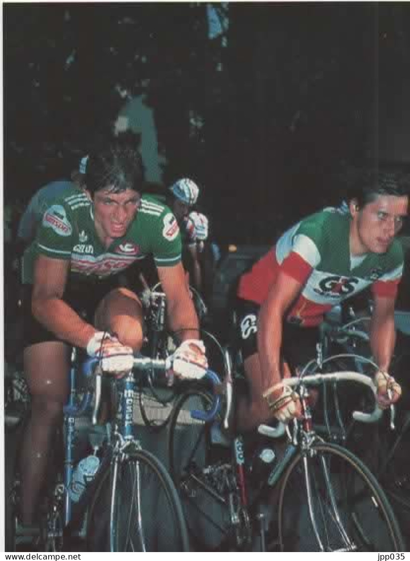 CYCLISME  Giro    MOSER SARONNI   Carte N°5    Série De 6 Cartes  Spéciales GIRO - Ciclismo
