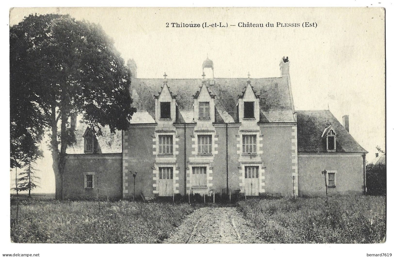 37 Thilouze -  Chateau Du Plessis  Est - Sonstige & Ohne Zuordnung