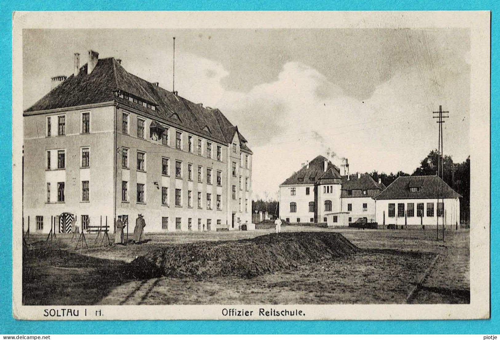 * Soltau (Nedersaksen - Deutschland) * (Verlag Ed. Thierbach) Offizier Reitschule, Militaria, Caserne, Soldat, Army - Soltau