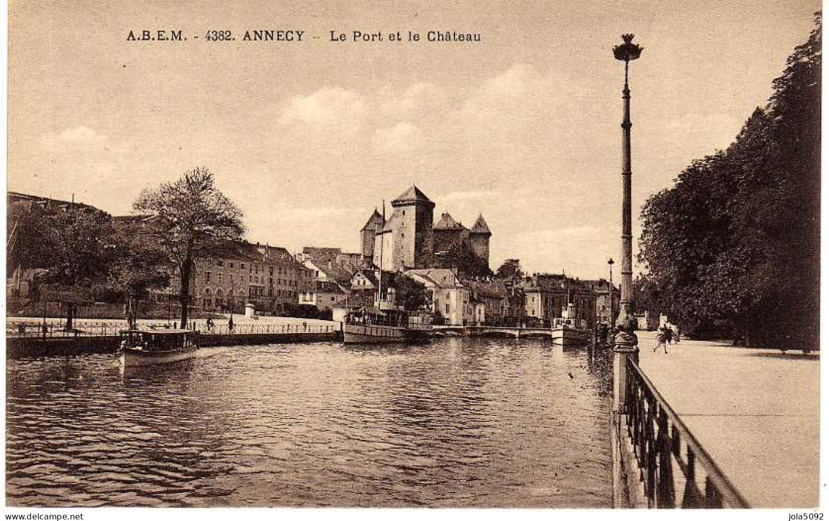 74 - ANNECY - Le Port Et Le Château - Annecy