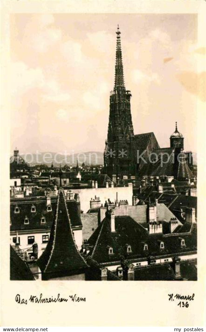 72786833 Wien Stadtbild Mit Stephansdom Wahrzeichen Der Stadt Wien - Altri & Non Classificati