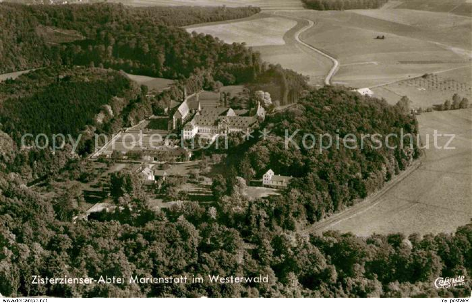 72786816 Marienstatt Westerwald Zisterzienser Abtei Fliegeraufnahme Streithausen - Andere & Zonder Classificatie