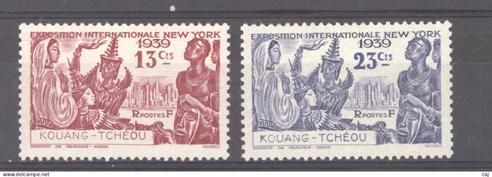 Kouang Tchéou   :  Yv  118-19  * - Unused Stamps