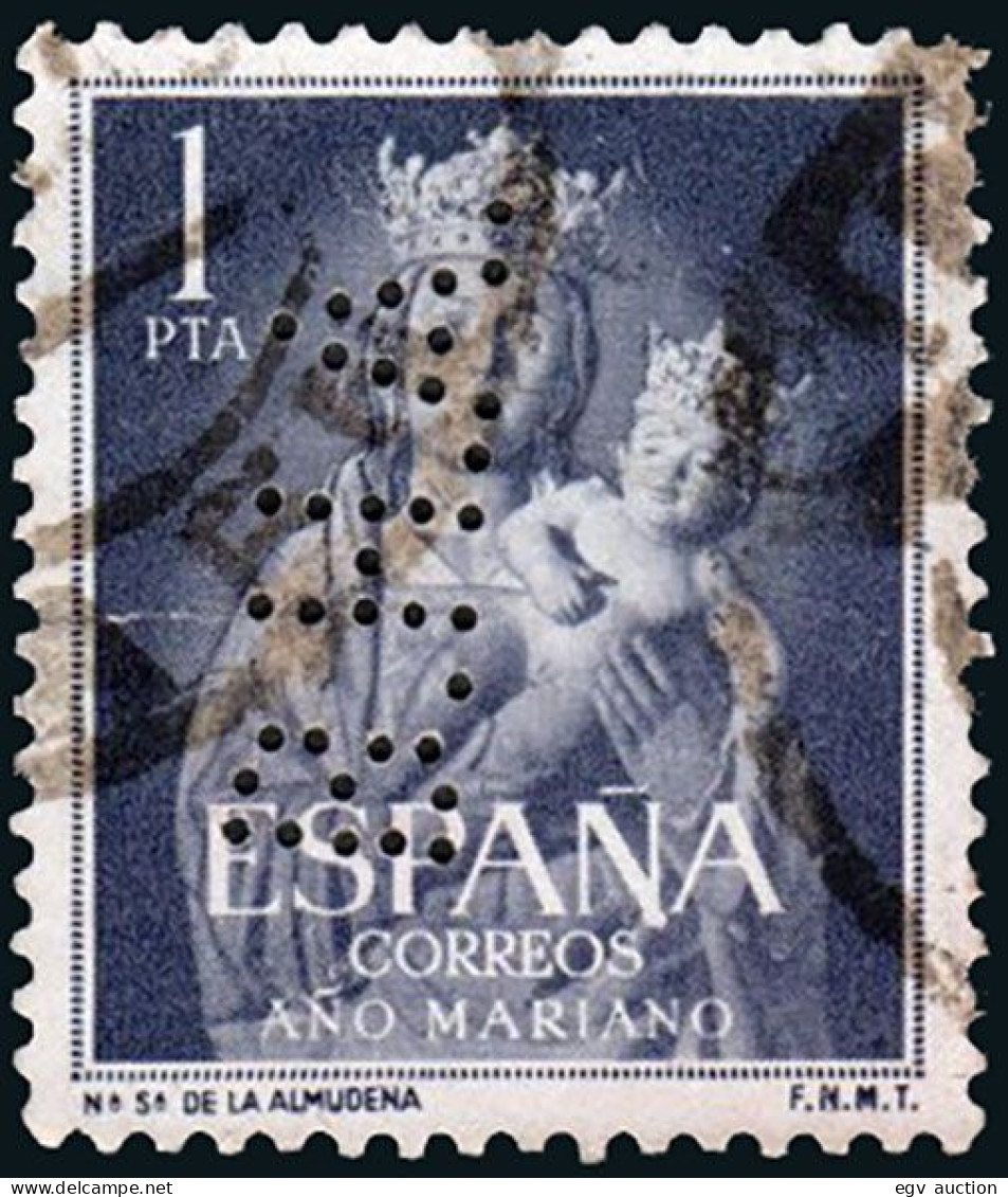 Madrid - Perforado - Edi O 1139 - "B.H.A." (Banco) - Used Stamps
