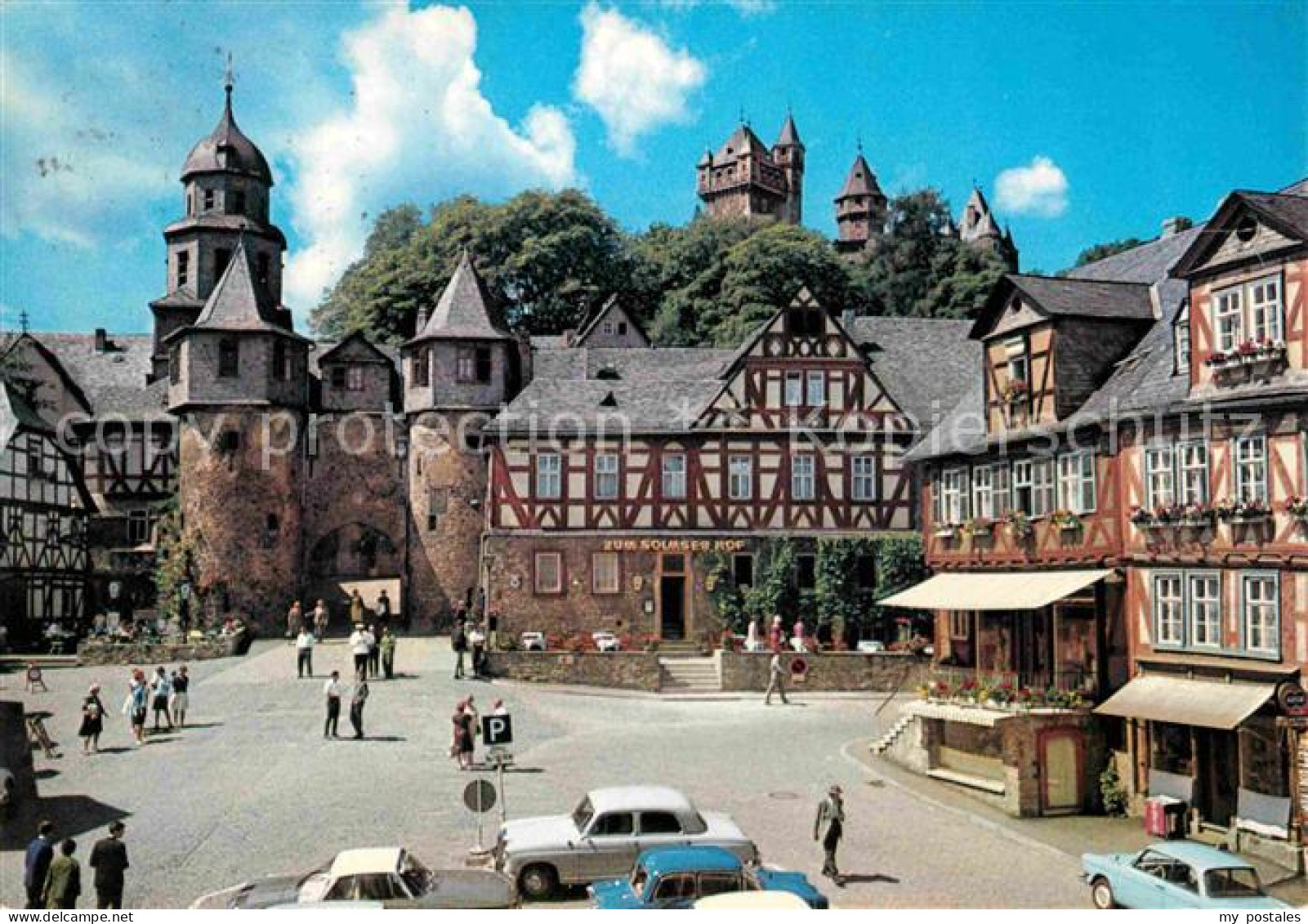 72786749 Braunfels Schloss Marktplatz Gasthaus Zum Solmser Hof Braunfels - Autres & Non Classés