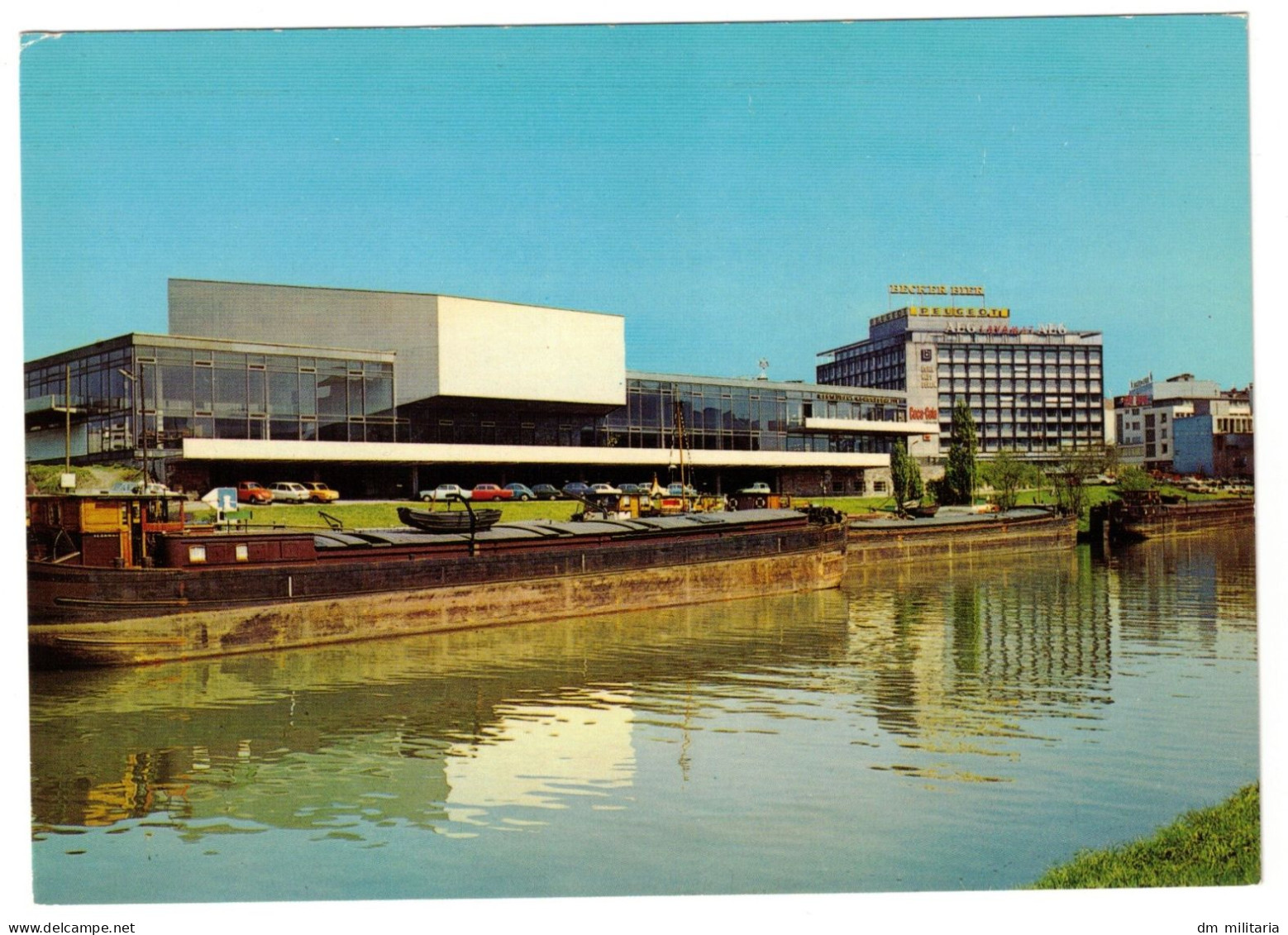 SAARBRÜCKEN - BELLE VUE SUR PÉNICHE - BATELLERIE - MARINIERS - KONGREßHALLE - SARREBRUCK - ALLEMAGNE - Binnenschepen