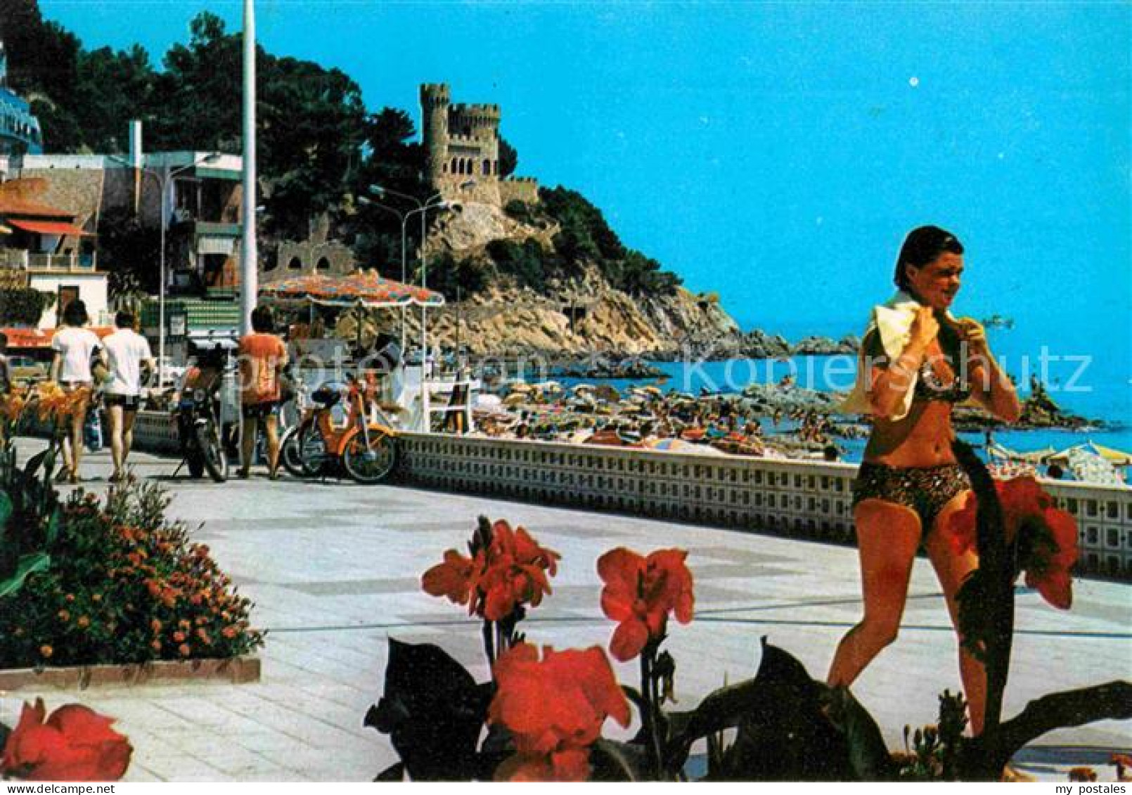 72786706 Lloret De Mar Detalle Paseo Castillo Costa Brava Spanien - Andere & Zonder Classificatie